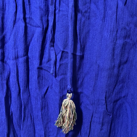 ⭐️ Greater Good Purple Blue Embroidered Top Size 3X Eyelet Boho Style A2 - Picture 3 of 8